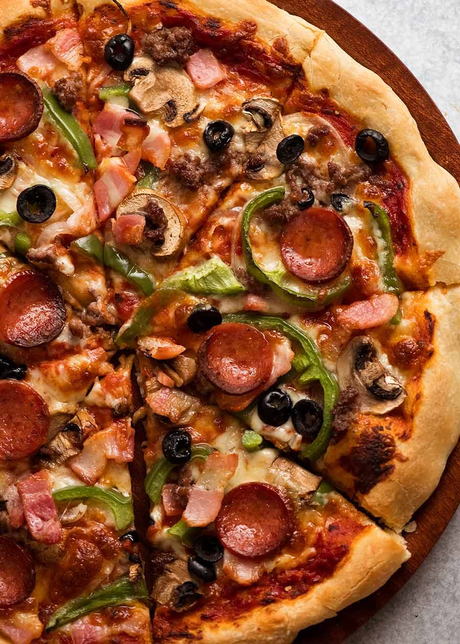 Homemade Supreme Pizza