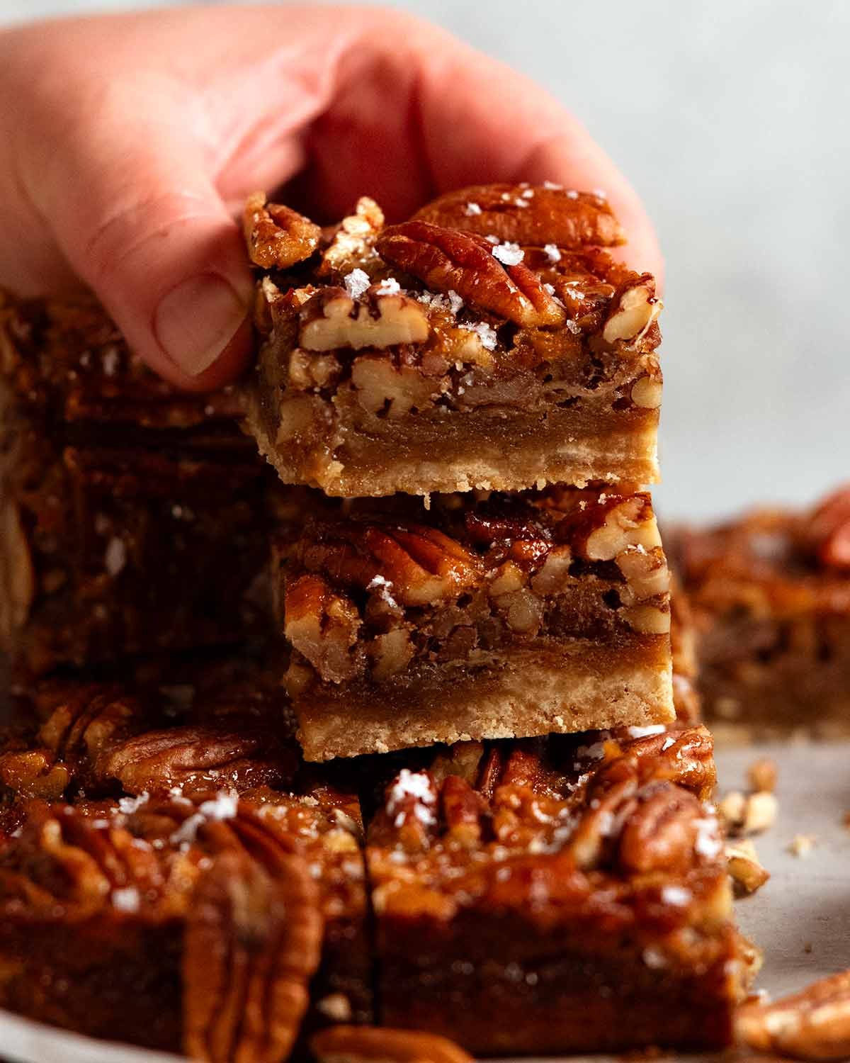 Maple Pecan Pie Bars