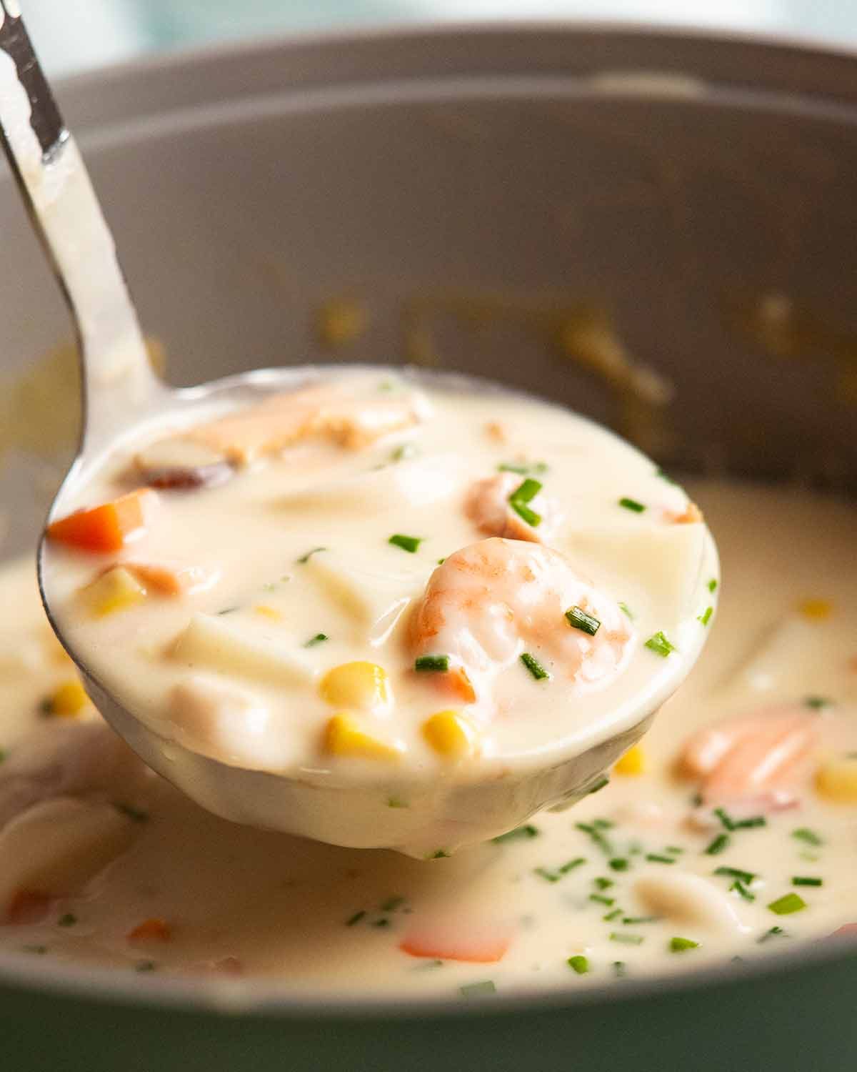 Seafood chowder