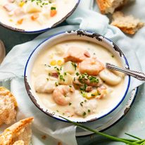 Seafood chowder