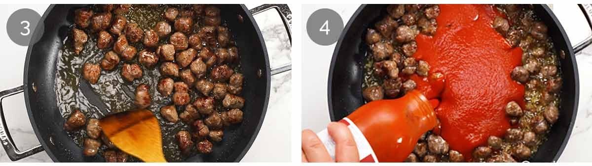 Really quick and easy Sausage Meatballs